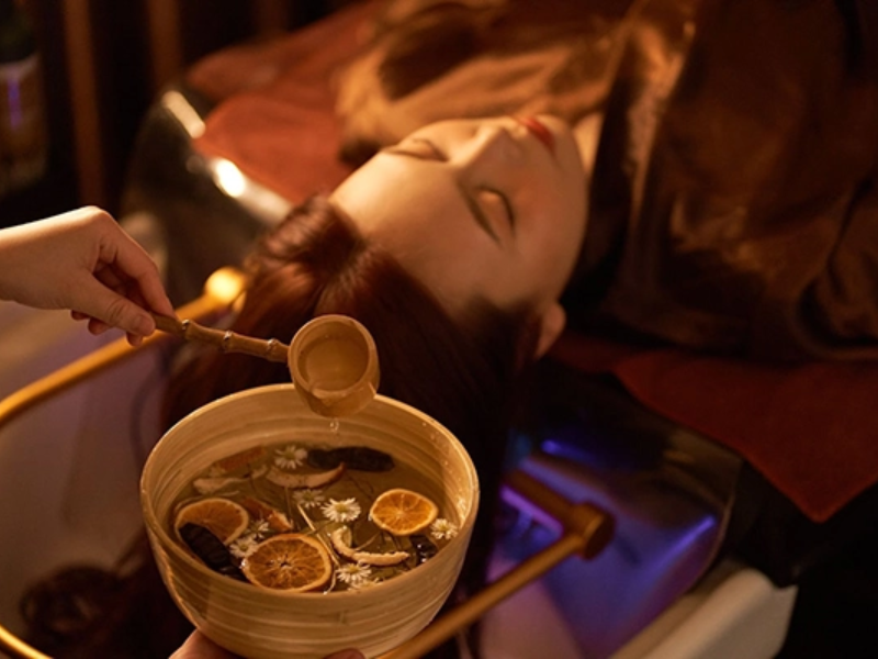 Gội đầu dưỡng sinh thảo mộc