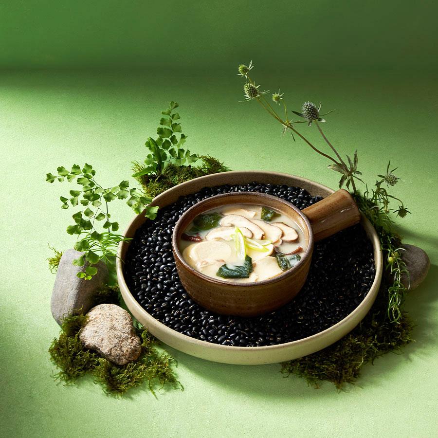 Súp bánh gạo đậu nành