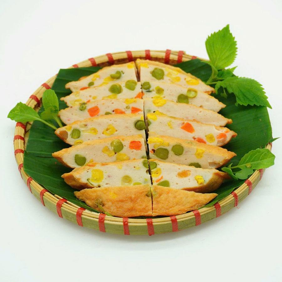 Chả gà rau củ