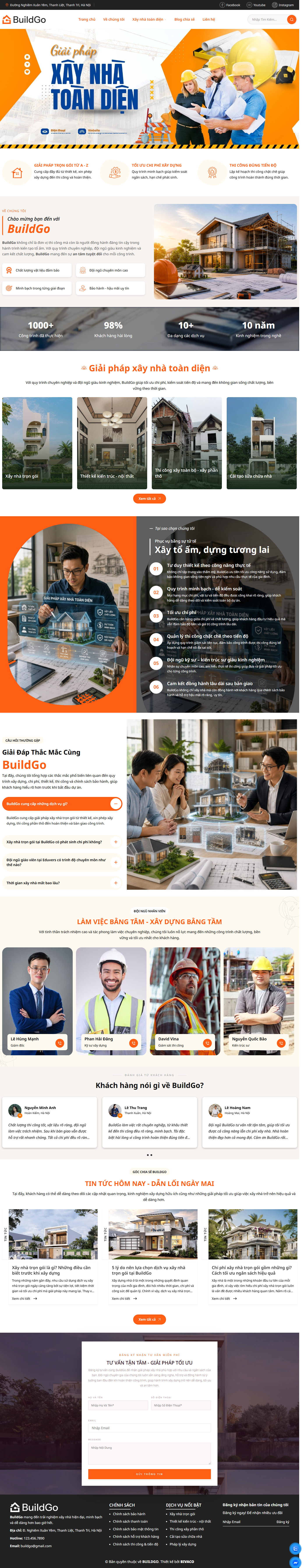 Website Xây dựng - BVC 49