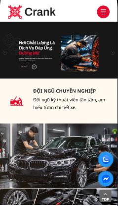 Website Chăm sóc xe hơi - BVC 07
