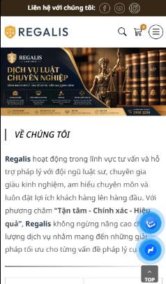 Website Dịch vụ luật - BVC 43