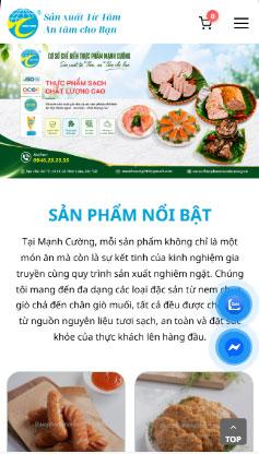 Website Ẩm thực - BVC 41