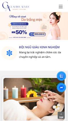 Website Thẩm mỹ spa - BVC 69