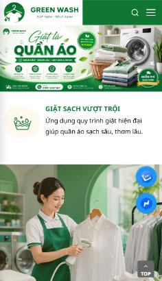 Website Dịch vụ giặt là - BVC 67