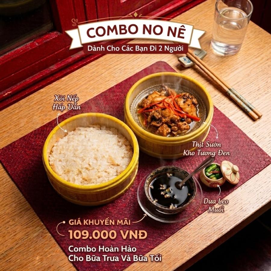 Combo 2 người hoàn hảo cho bữa trưa & bữa tối