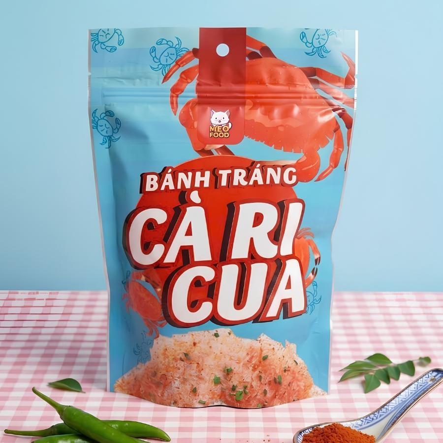 Bánh tráng cà ri cua