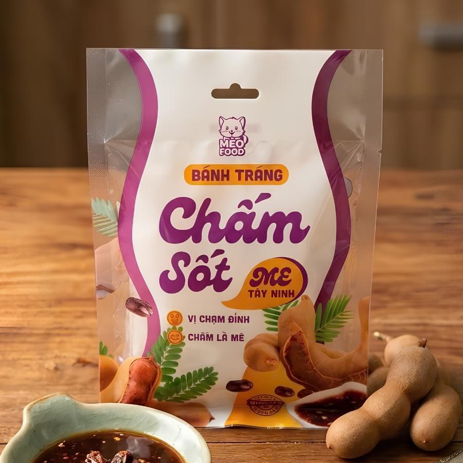 Bánh tráng chấm sốt me