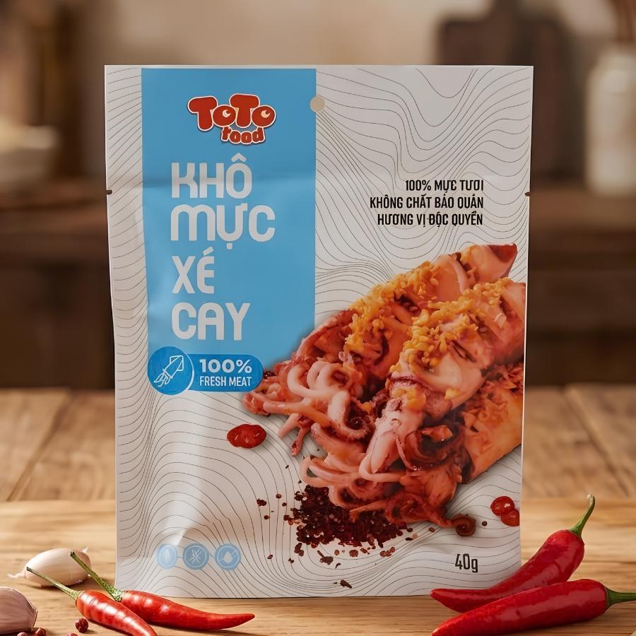 Khô mực xé cay
