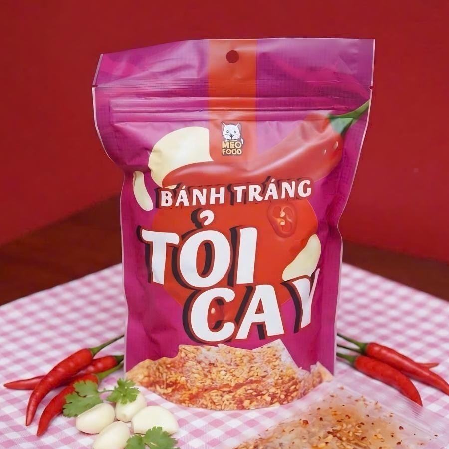 Bánh tráng tỏi cay