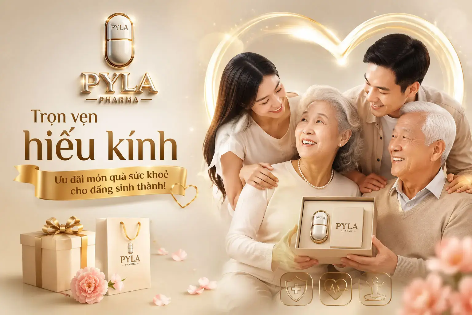 Trọn vẹn hiếu kính: Ưu đãi món quà sức khoẻ cho đấng sinh thành!