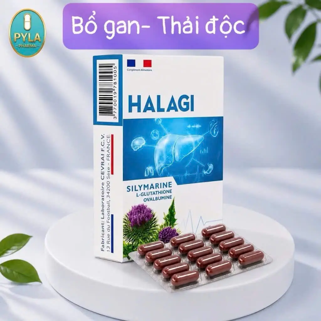 Viên Bổ Gan Halagi - Nhập Khẩu Pháp