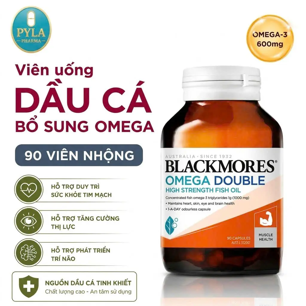 Viên Uống Dầu Cá Bổ Sung Omega - Nhập Khẩu Úc
