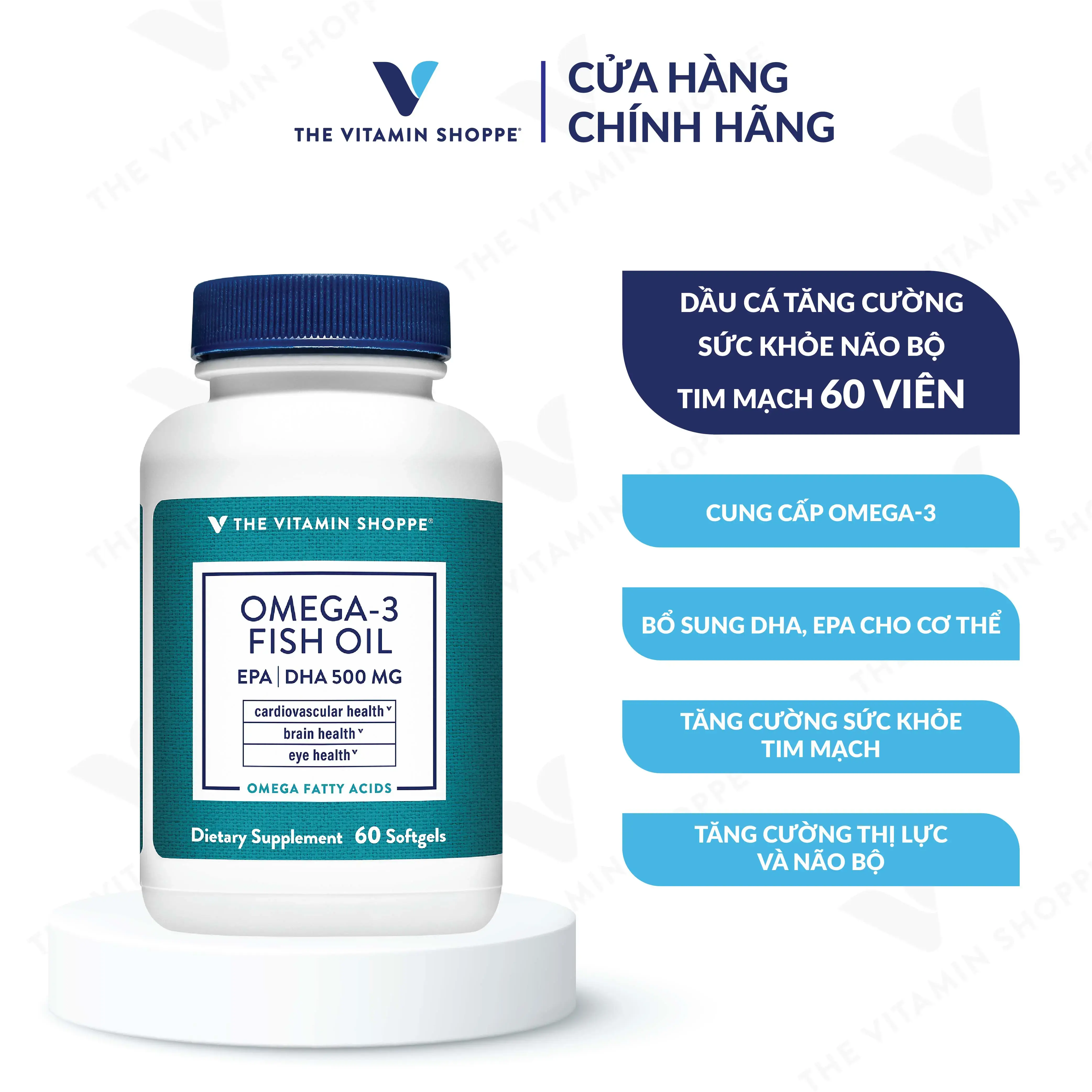 Dầu Cá Tăng Cường Sức Khoẻ Não Bộ  - Nhập Khẩu Mỹ