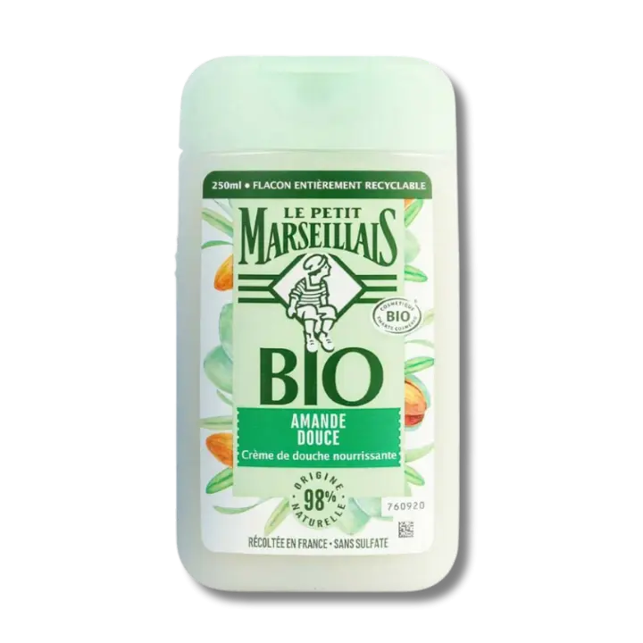 Sữa tắm hữu cơ Pháp Le Petit Marseillais hạnh nhân