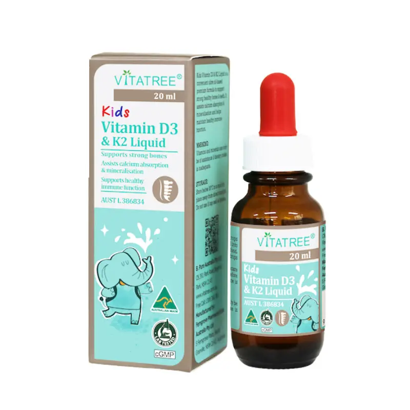 Vitatree Kids Vitamin D3 & K2 Liquid