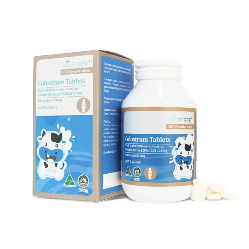 Viên nhai sữa non Vitatree Colostrum Tablets
