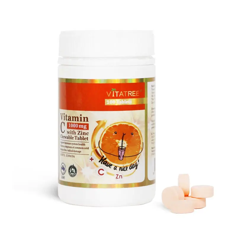 Viên nhai Vitatree Vitamin C 1000mg + Zinc
