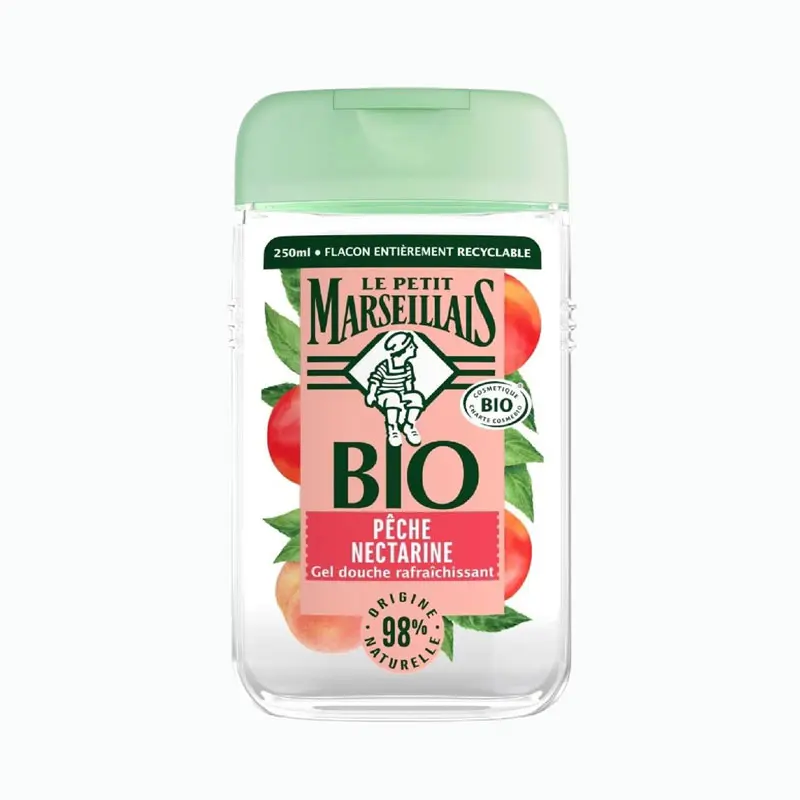 Sữa tắm hữu cơ Pháp Le Petit Marseillais hương quả đào & xuân đào