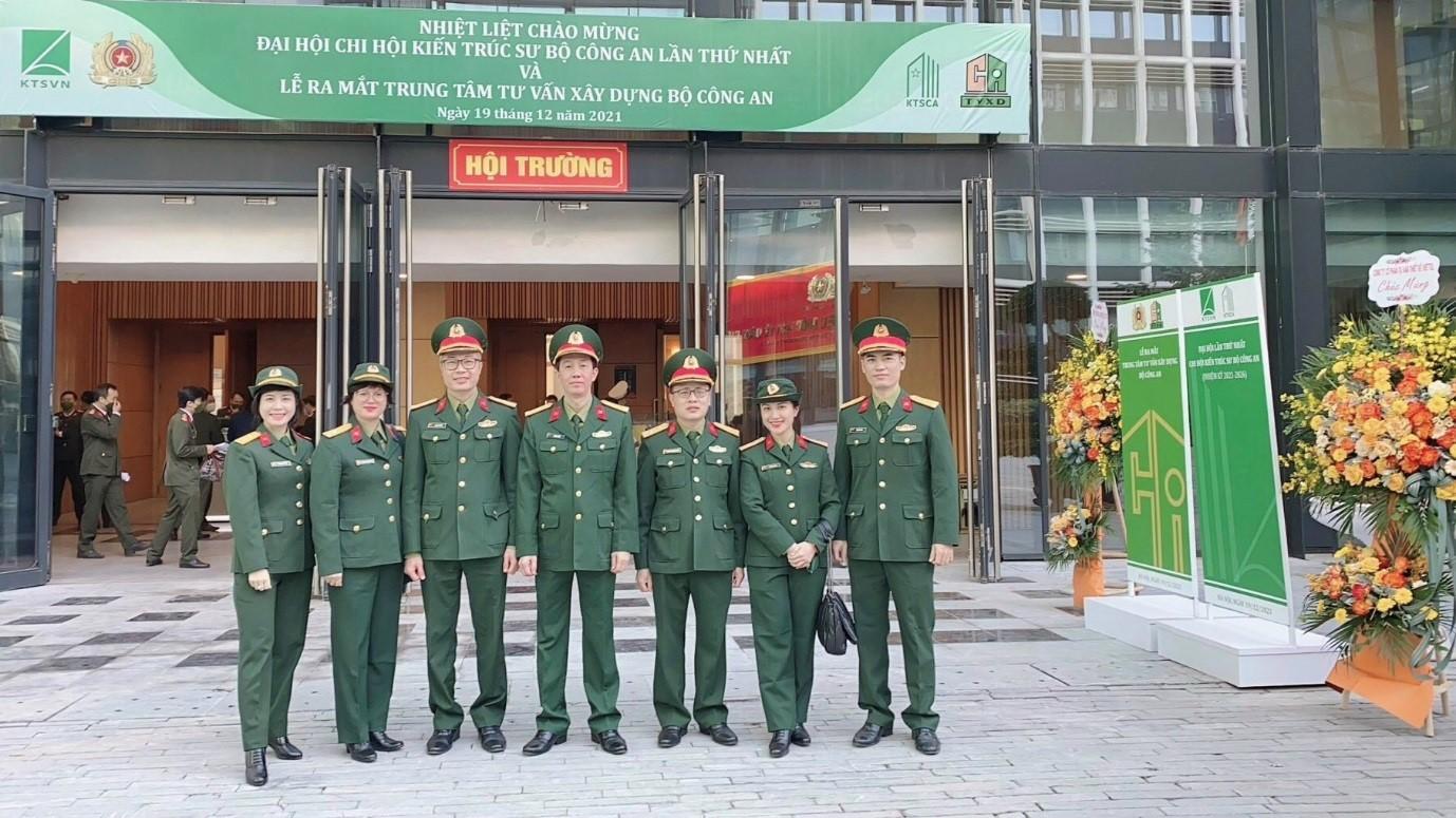 Chi hội Kiến trúc sư Quân đội tham dự Đại hội Chi hội Kiến trúc sư Bộ Công an lần thứ nhất và Lễ ra mắt Trung tâm Tư vấn Xây dựng Bộ Công an