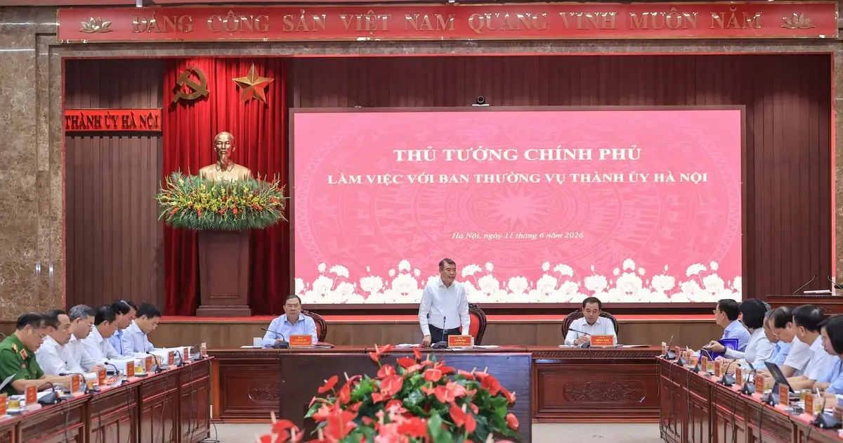 Thủ tướng: Hà Nội sẽ được ưu tiên nguồn lực, cơ chế nhưng phải cam kết tăng chất lượng đầu tư và đóng góp cho cả nước