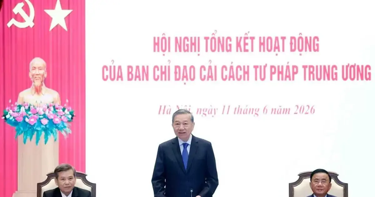 Tổng Bí thư, Chủ tịch nước Tô Lâm: Cải cách tư pháp giai đoạn mới, bảo vệ công lý và kiến tạo niềm tin