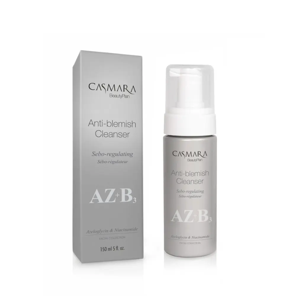 Sữa rửa mặt tạo bọt kiềm dầu, trị mụn Casmara Anti-blemish Cleanser 150ml