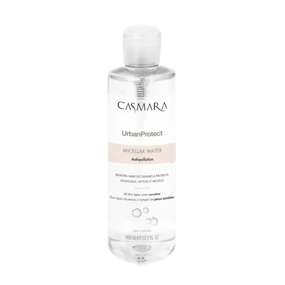 Nước tẩy trang sạch sâu loại bỏ bụi mịn Casmara Urban Protect Micellar Walter Anti-Pollution 400ml
