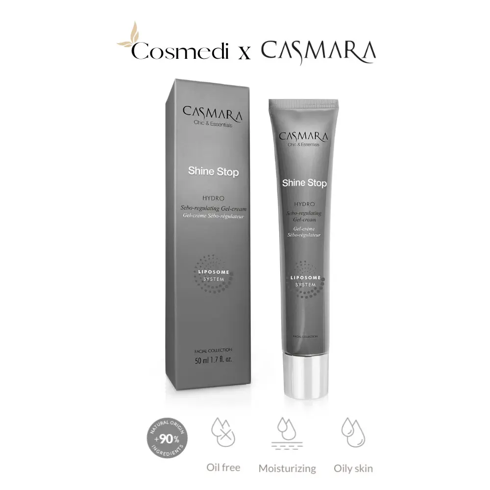 Gel điều tiết bã nhờn, trị mụn Casmara Shine Stop Hydro Sebo-regulating gel-cream 50ml