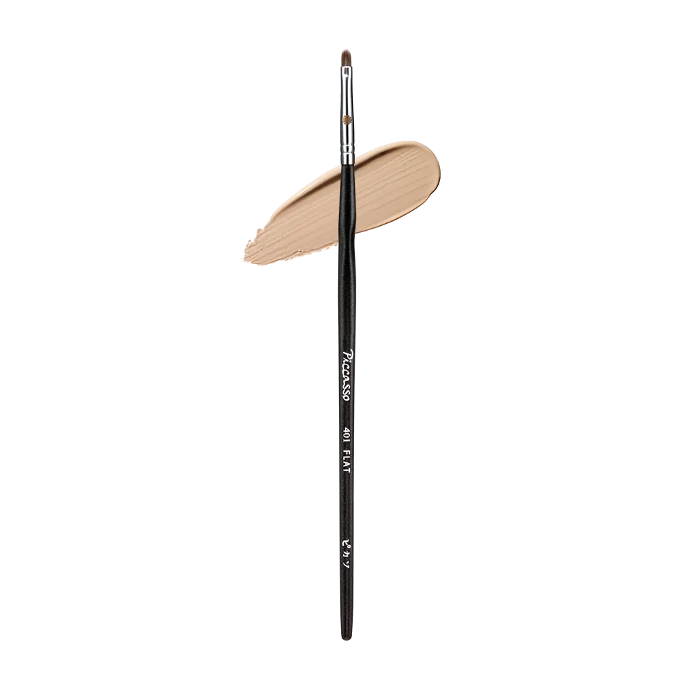 Cọ concealer Piccasso Premium Line 401 FLAT Concealer Brush – Đầu dẹt, độ chính xác cao