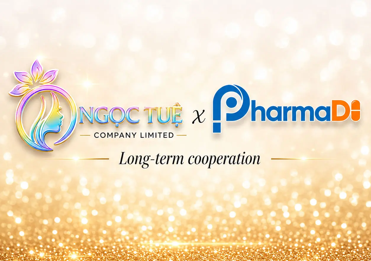 Ngọc Tuệ và Pharmadi - Thông báo hợp tác chiến lược phân phối sản phẩm chăm sóc sức khỏe & sắc đẹp
