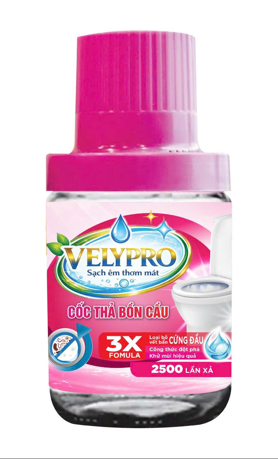Cốc thả bồn cầu VelyPro- 2500 lần xả