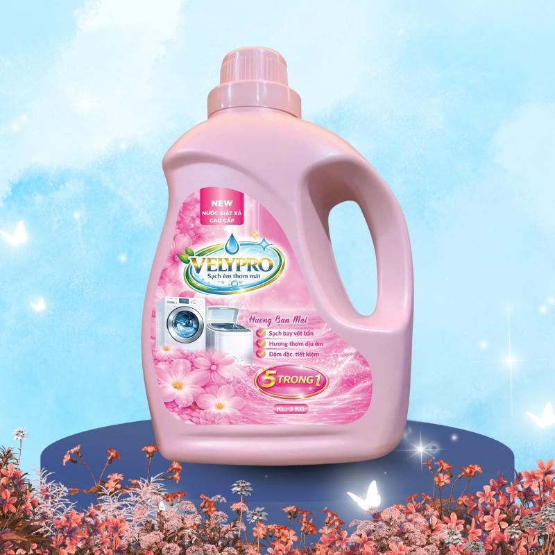Nước giặt xả Velypro - hương ban mai 3kg